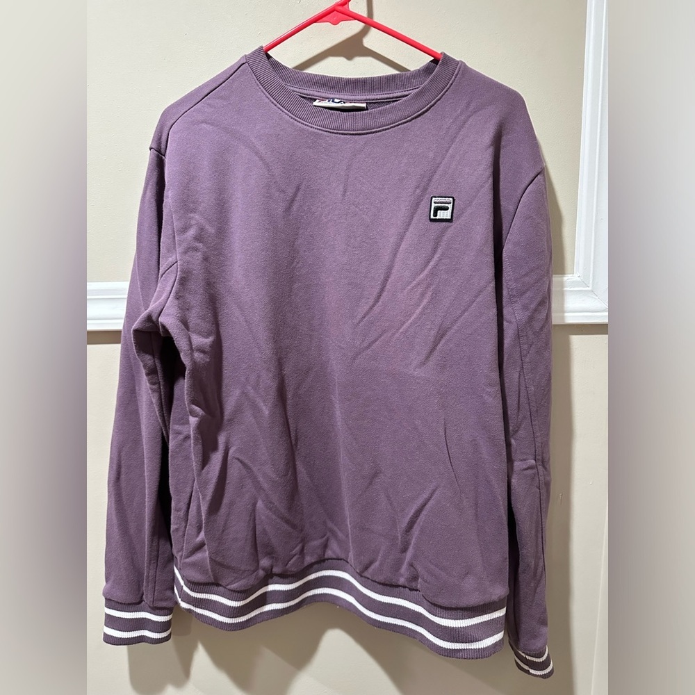Fila Purple Crew Neck Sweater